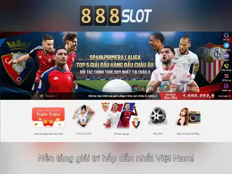 888slot - Đánh giá nền tảng slots trực tuyến